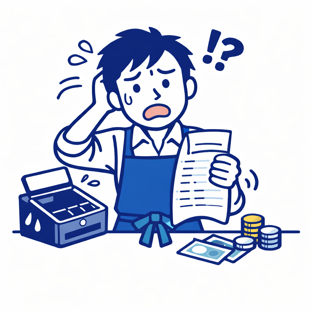 請求金額が高くて困っている店主